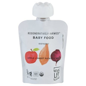 White Leaf Provisions Apple Sweet Potato Beet 6/90 Grm [UNFI #28154]