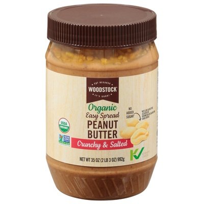 Woodstock Easy Spread Crunchy Salted 12/35 Oz [UNFI #21846]