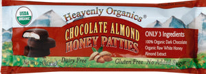 Heavenly Organics Chocolate Almond Hny Patties 3-Pk 16/1.2 Oz [UNFI #31927]