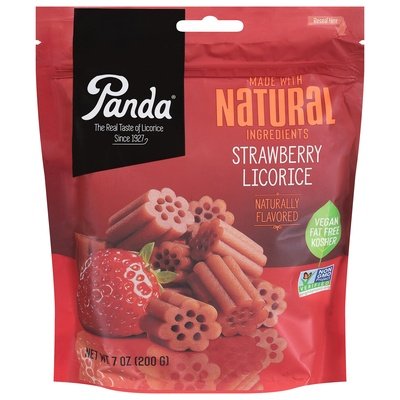 Panda Licorice Strawberry 8/7 Oz [UNFI #89357]