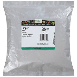Frontier Nat Prod Co-op Ginger Root Ground 1 Lb [UNFI #28395]