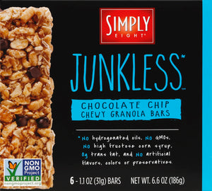 Junkless Chocolate Chip 8/6.6 Oz [UNFI #39875]