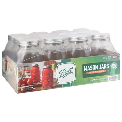 Ball Canning Quart (32 Oz) 1/12/32 Oz [UNFI #05500] T