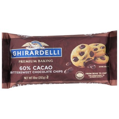 Ghirardelli 60% Bittersweet Baking Chips 12/10 Oz [UNFI #52564]