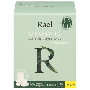Rael Inc Pads,Cotton Cover,Regular 16 Ct [UNFI #26821] T