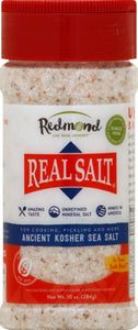 Real Salt Kosher Sea Salt Shaker 6/10 Oz [UNFI #61029]