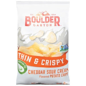 Boulder Canyon Avocado Oil Cheddar Sour Crm 12/6 Oz [UNFI #25423]