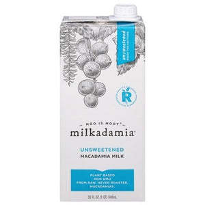 Milkadamia Macadamia Milk Unsweetened 6/32 Oz [UNFI #67703]