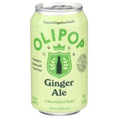 Olipop Ginger Ale Soda 12/12 Oz [UNFI #17960] T