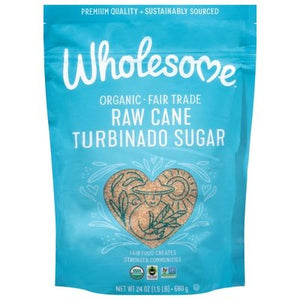 Wholesome Raw Cane Turbinado Pouch 12/1.5 Lb [UNFI #33158]
