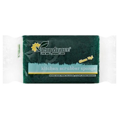 Natural Value Kitchen Scrubber Sponge 24/1 Ct [UNFI #60710] T
