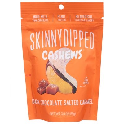 Skinnydipped Salted Caramel Dipped Cashew 10/3.5 Oz [UNFI #20925]