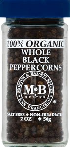 Morton & Bassett Black Pepper Whole 3/2 Oz [UNFI #28840]