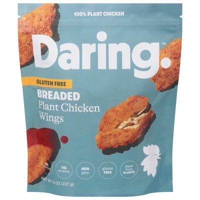 Daring Plant Chicken Wings Breaded 6/8 Oz [UNFI #81433]