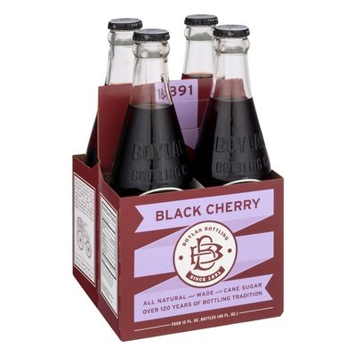 Boylan Bottling Co Black Cherry 6/4/12 Oz [UNFI #65541] T