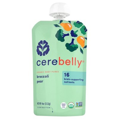 Cerebelly Broccoli Pear 6/4 Oz [UNFI #43379]