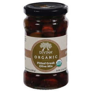 Divina Pitted Mixed Olives 5.3 Oz 6/10.2 Oz [UNFI #40833]