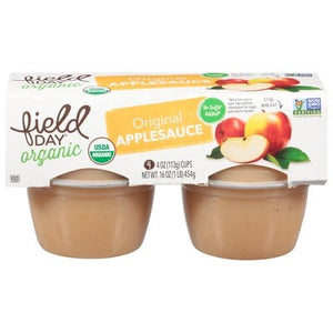 Field Day Original Apple Sauce 18/4/4 Oz [UNFI #02253]