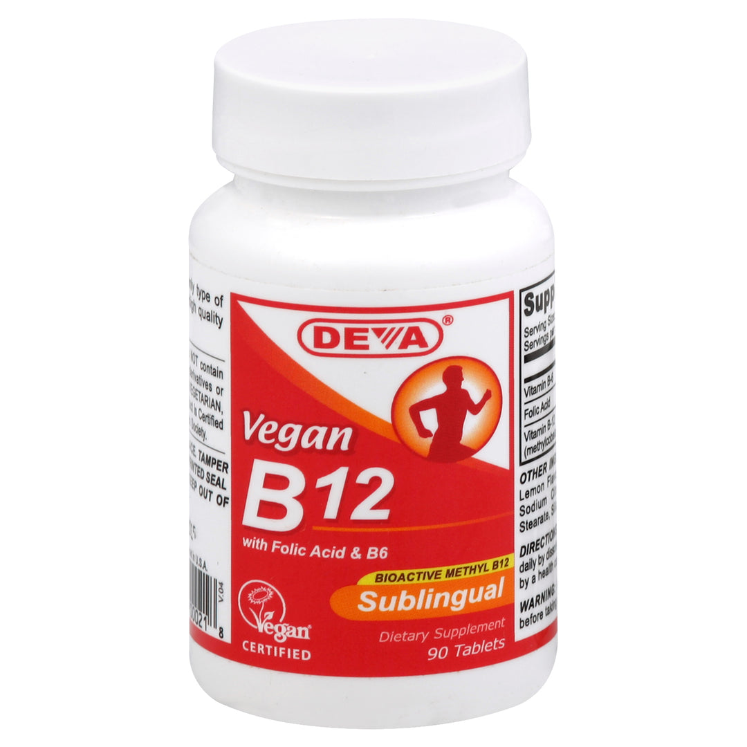 Deva Vegan Sublingual B-12 90 Tab [UNFI #46923] T