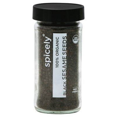 Spicely Organics Sesame Seeds Black 3/2 Oz [UNFI #13805]