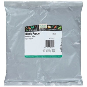Frontier Nat Prod Co-op Pepper Black Med Ground 1 Lb [UNFI #34140]