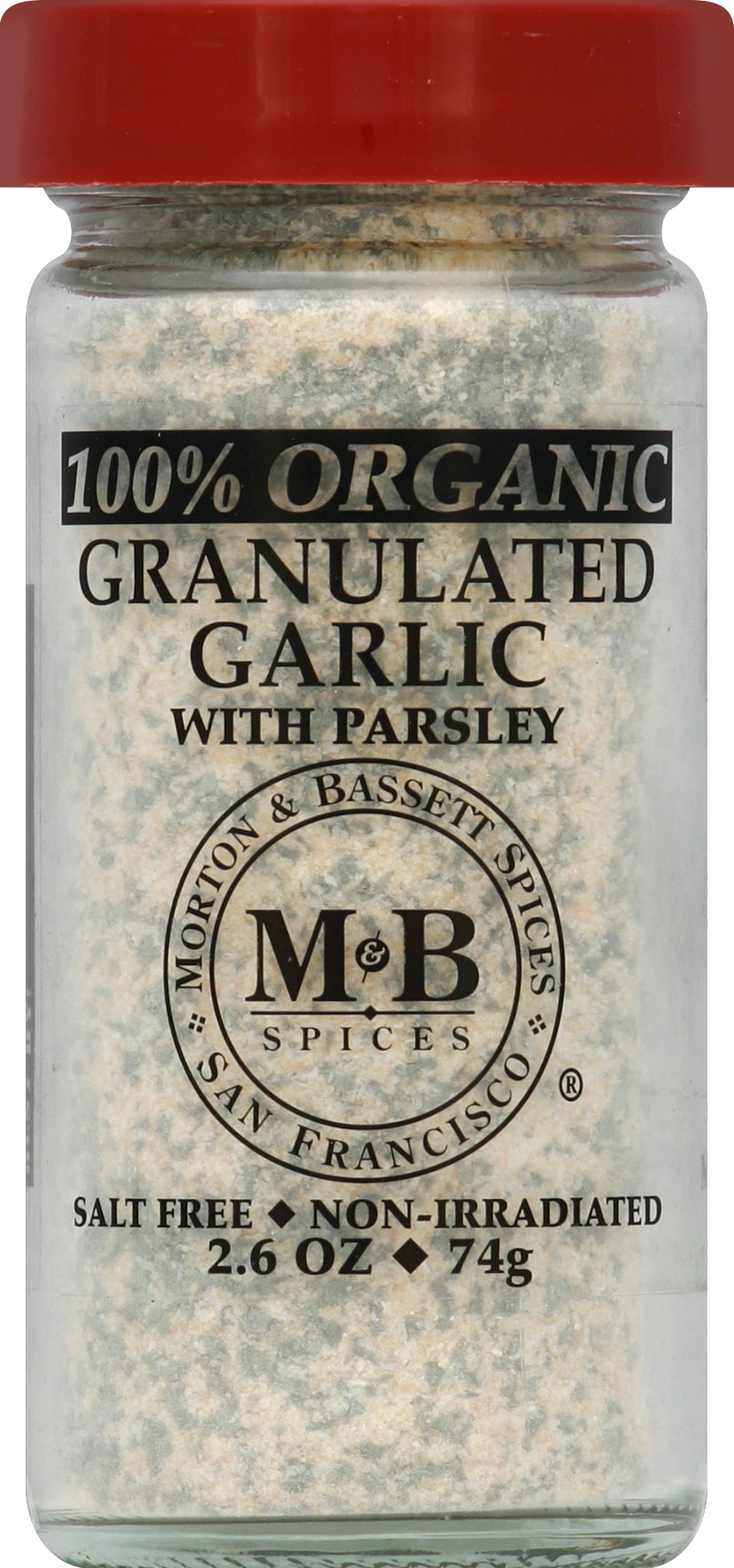 Morton & Bassett Garlic Granulated 3/2.6 Oz [UNFI #28834]