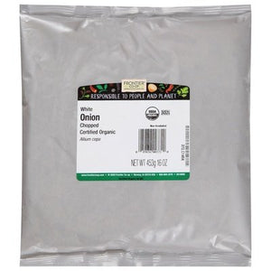 Frontier Nat Prod Co-op Onion Flakes White 1 Lb [UNFI #28383]