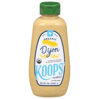 Koops Mustard Dijon 12/12 Oz [UNFI #37660]