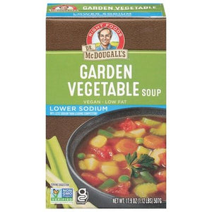 Dr. Mcdougalls Garden Vegetable Light Sodium 6/17.9 Oz [UNFI #48331]