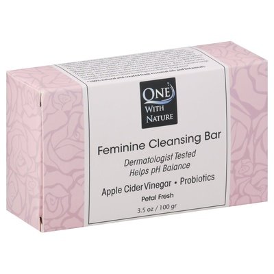 One With Nature Feminine Soap Petal Fresh 3/3.5 Oz [UNFI #31116] T