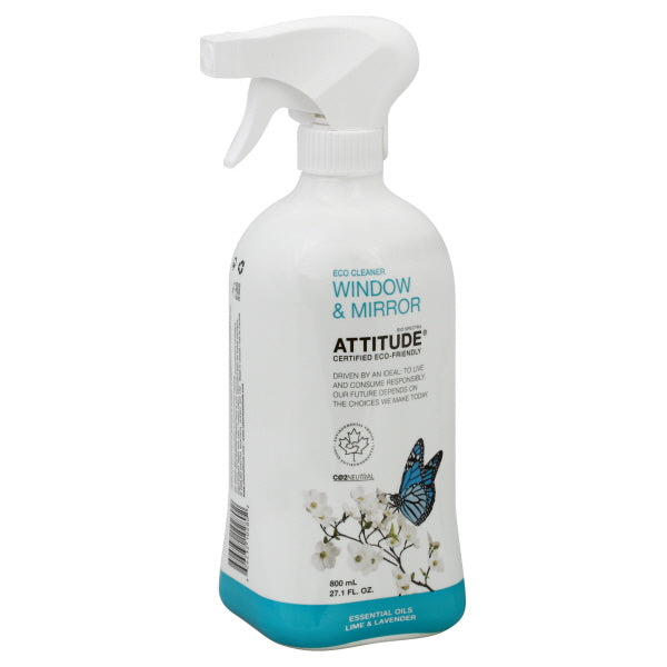 Attitude Window & Mirror Cleaner Citrus Zest 27.1 Oz [UNFI #24899] T