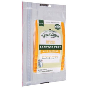 Green Valley Creamery Medium Cheddar Slices 12/6 Oz [UNFI #05812]