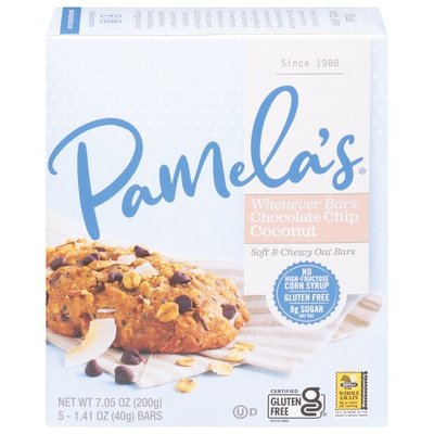 Pamelas Oat Chocolate Chip Coconut 6/5/1.41 Oz [UNFI #04617]