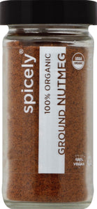 Spicely Organics Nutmeg Ground 3/1.9 Oz [UNFI #13701]