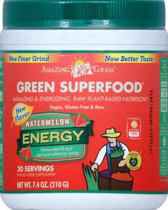 Amazing Grass Grn Sprfd Energy Watermelon 7.4 Oz [UNFI #43318] T