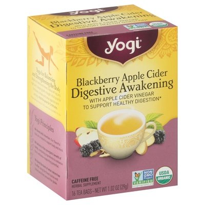 Yogi Blackberry Apple Cider Tea 6/16 Bag [UNFI #93832] T