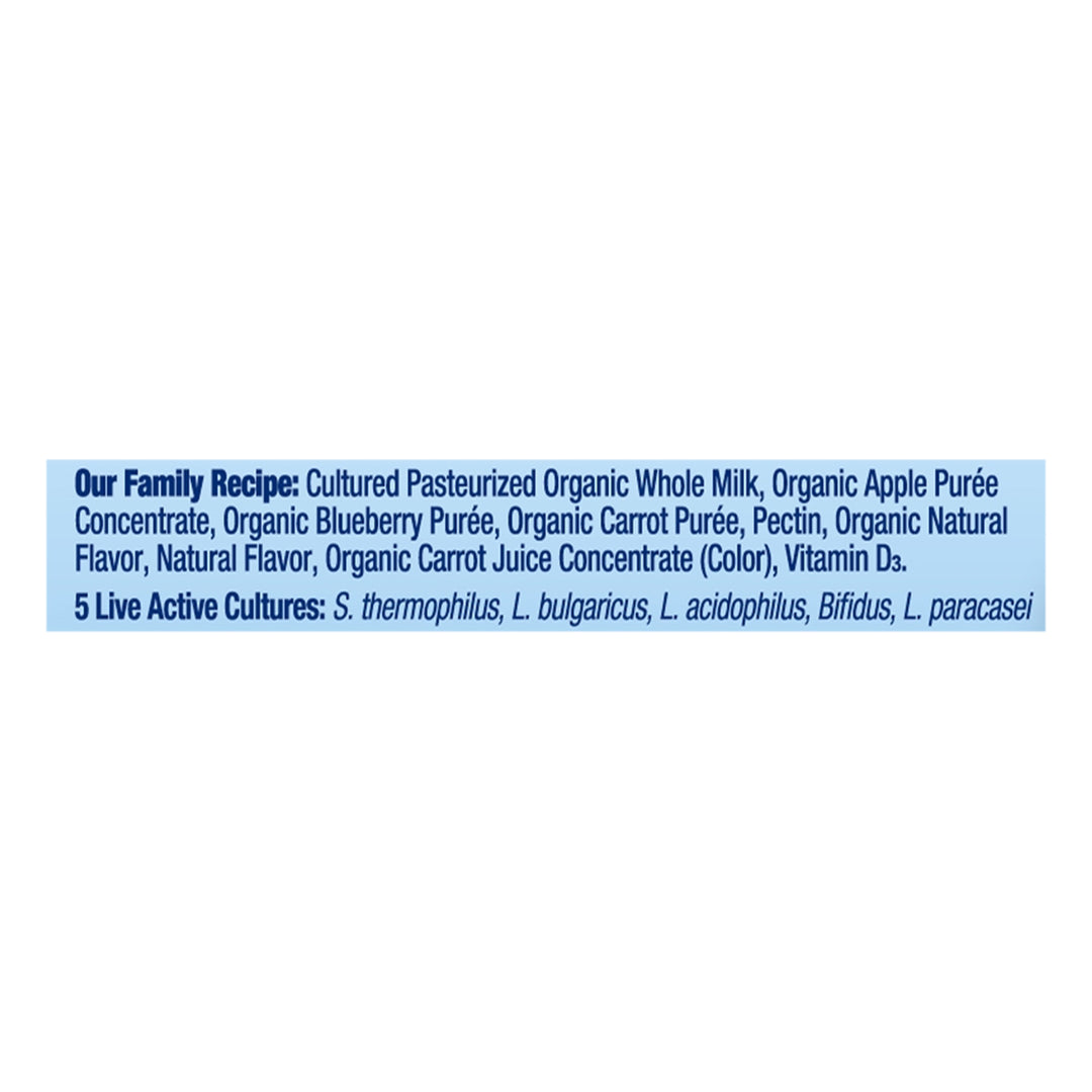 Stonyfield Orgnaic Apple Blueberry Wm Yogurt 6/4/3.5 Z [UNFI #13853]