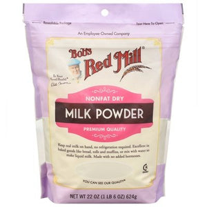 Bobs Red Mill Milk Powder Non Fat Dry 4/22 Oz [UNFI #81955]