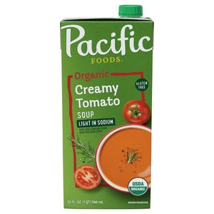 Pacific Foods Creamy Tomato Low Sodium 12/32 Oz [UNFI #27170]