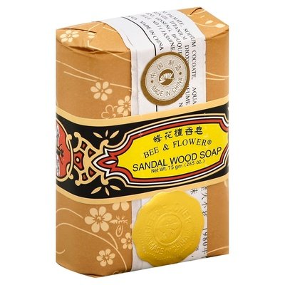 Bee & Flower Soaps Sandalwood 12/2.65 Oz [UNFI #55822] T
