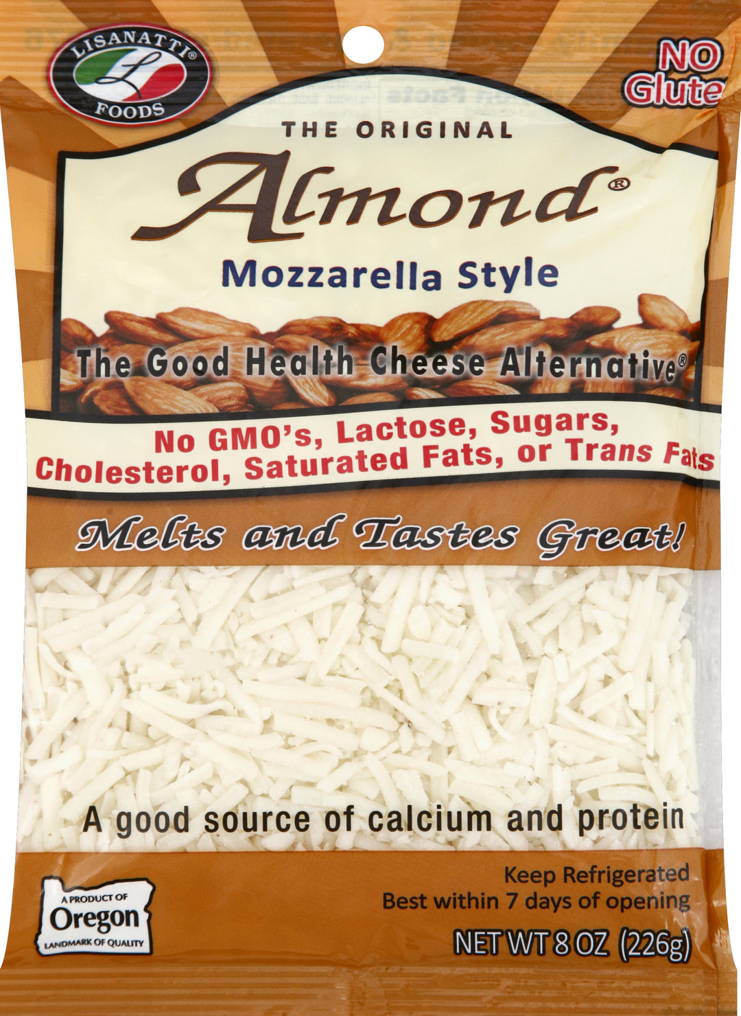 Lisanatti Almond Mozzarella 12/8 Oz [UNFI #12482]