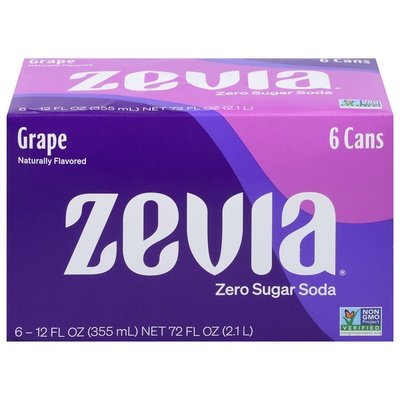 Zevia Grape 4/6/12 Oz [UNFI #08394] T
