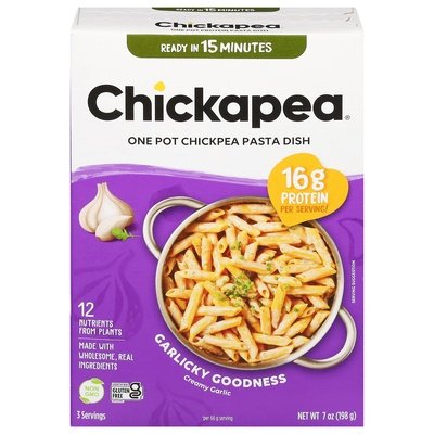 Chickapea Pasta Creamy Garlic 6/7 Oz [UNFI #75805]