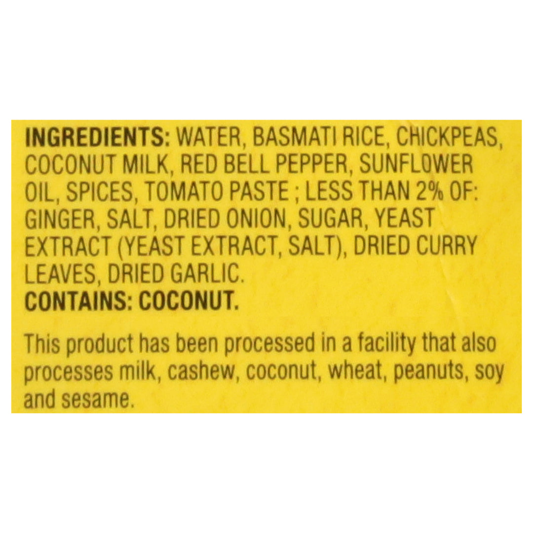 Tasty Bite Chickpea Biryani,Rice Bowl 6/7 Oz [UNFI #32947]