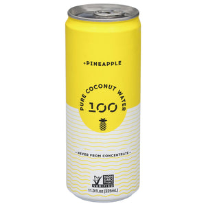 One Hundred Coconuts Pineapple Coconut Water 12/11 OZ [UNFI #28321]