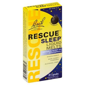 Bach Flower Essences Rescue Remedy Sleep Liq Melts 28 Cap [UNFI #86461] T