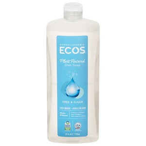Ecos Dishmate Free & Clear 6/25 Oz [UNFI #50536] T