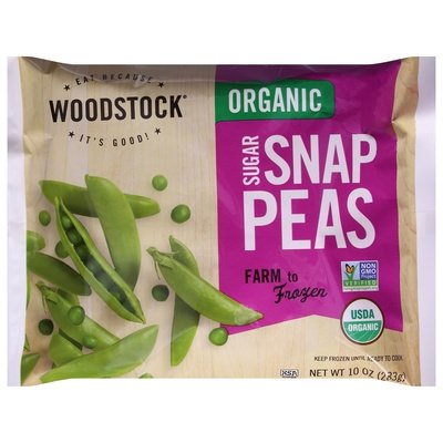 Woodstock Snap Peas Sugar 12/10 Oz [UNFI #71571]