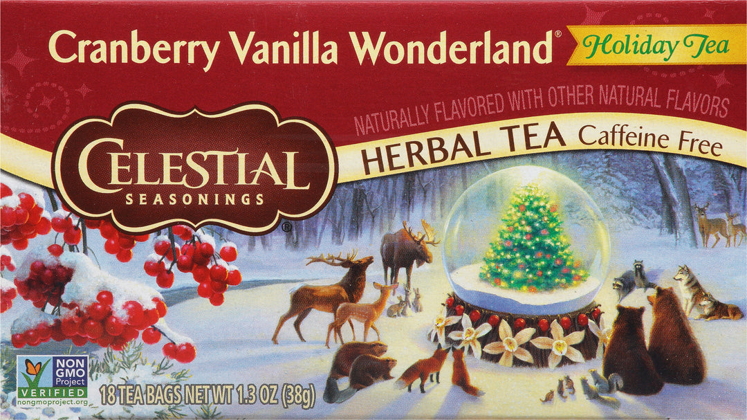 Celestial Seasonings Cranberry Vanilla Wonderland 6/18 Bag [UNFI #83643]