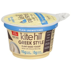Kite Hill Yogurt,Greek,Plain Unsweetened 8/5.3 Oz [UNFI #01203]